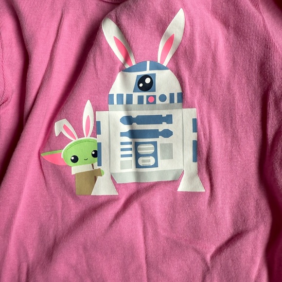 GAP Pink Pajama Set with Star Wars print - Picture 7 of 8